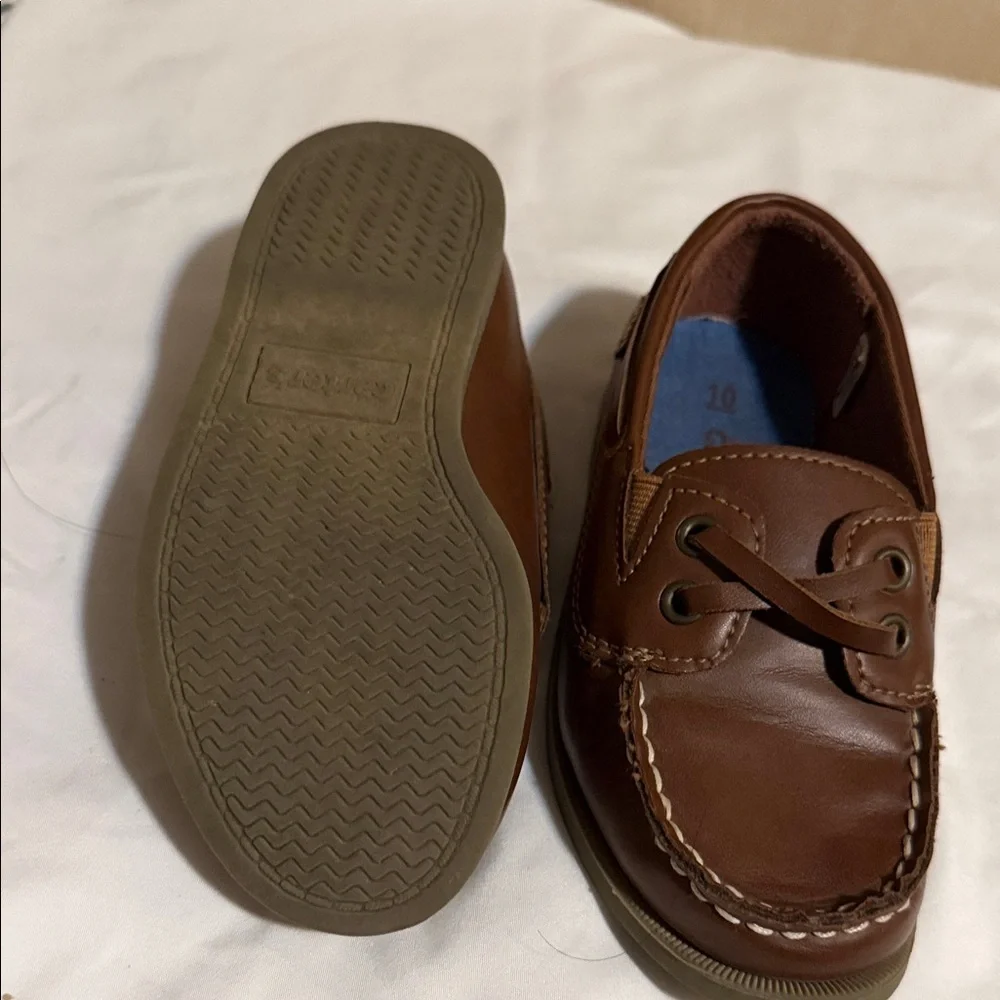 Brown Kids Boat Shoes